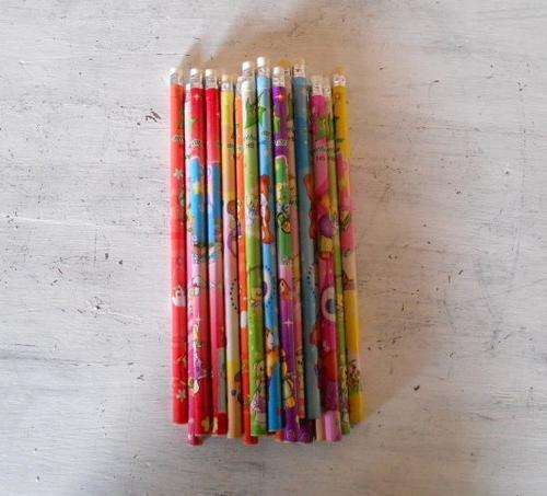 22  Pencils with various designs