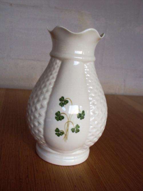 White Donegal, Parian china vase   good buy/special/bargain