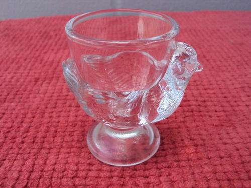 Glass egg cup