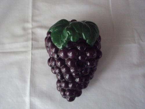 Bunch of porcelain grapes