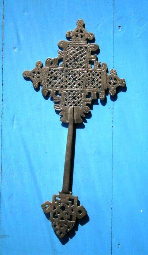 Ethiopian Cross- 28cm BY 13cm