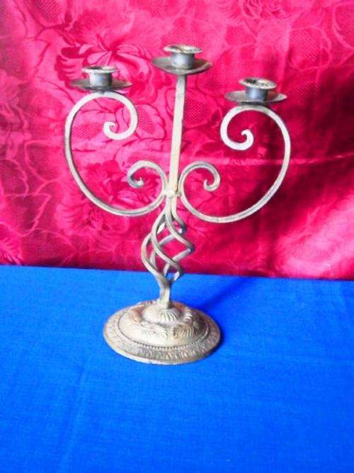 Steel Gold-Coloured Candelabra