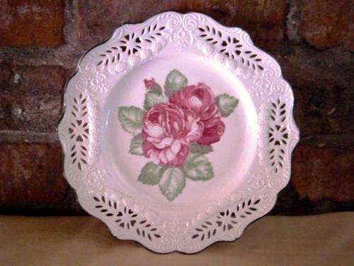 Wiesenthal Porcelain Plate with Rose -(GA)