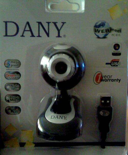WEBCAM. Dany WEBMEET PC815. USB. 5MP camera. DRIVER FREE. Plug and Play!!