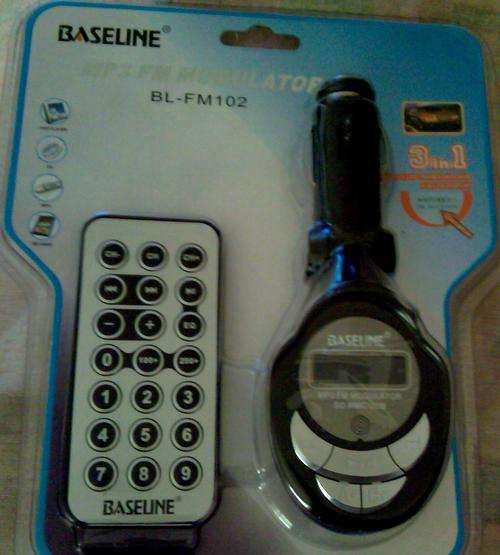 MP3 FM MODULATOR. PLAY MUSIC ON YOUR USB DEVICE VIA YOUR CAR RADIO!!!!!! with Remote