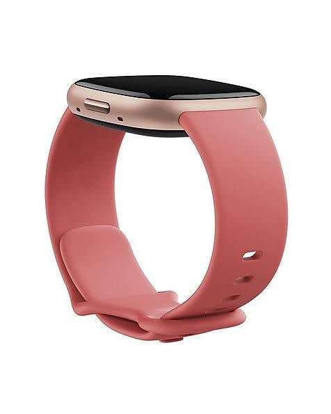 Fitbit Versa 4 (Pink Sand/ Copper Rose Aluminium)