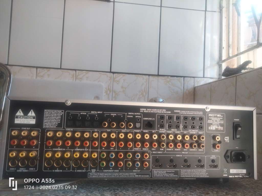 Rotel RSP-1570 7.1 Channel Home Theater Processor, Preamplifier, RSP1570