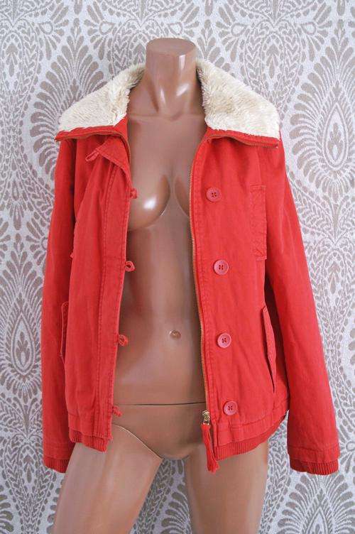 Roxy Red Faux Fur Lined Cozy Winter Jacket/ Coat* Size Medium* Was R850.00
