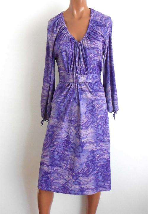 VINTAGE*Original 80's Dress with matching belt* Large