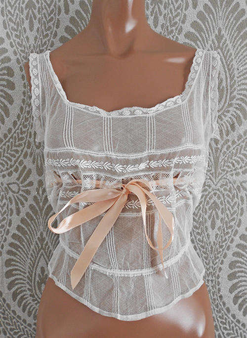 SALE!! Vintage Rare Original 1920 - 1930 Lace Top* Shabby Chic* Size Small/Medium
