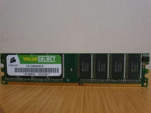 1GB DDR1 400MHz RAM From Corsair For Desktops