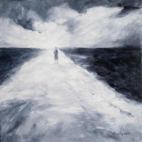 A New Beginning, oil painting by Mary Papas