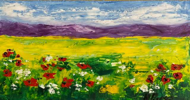 Country Scene,  oil painting