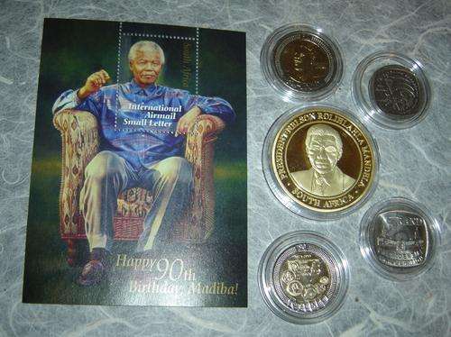 MANDELA COIN & STAMP COMBO***Fantastic Collection!!!***
