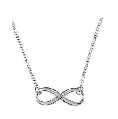 Alloy infinity necklace