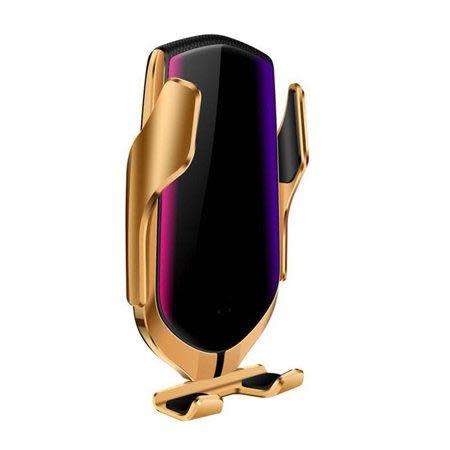 Portable R1 Smart Sensor Car Wireless Charger Gold