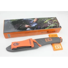 Bg Fixed Blade survival saw blade with clip sheath