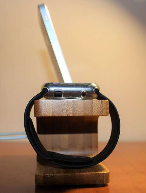 Bamboo iPhone Stand (Also holds Apple Watch) - Lowest Price in South Africa!