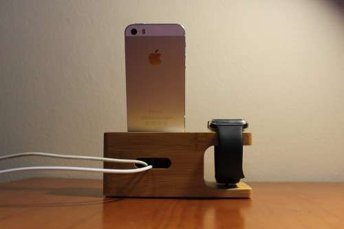 Bamboo iPhone Stand (Also holds Apple Watch) - Lowest Price in South Africa!