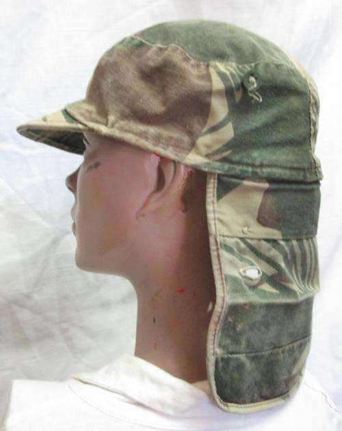 RARE RHODESIAN CAMO FLAP CAP