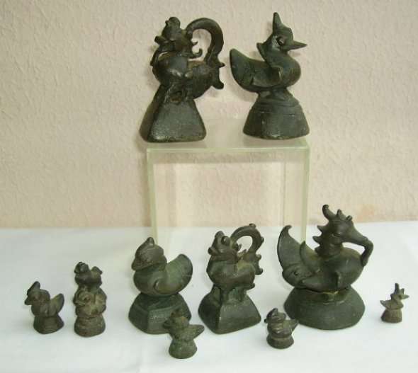 Aumy - Highly Sought After Burmese Opium Weights (Bronze)