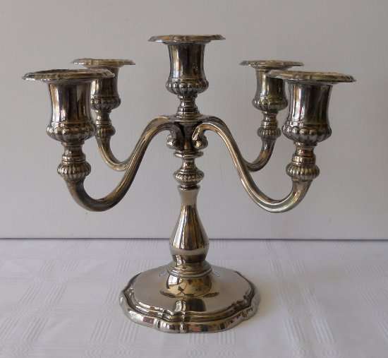Aumy - Silver Plated Candelabra