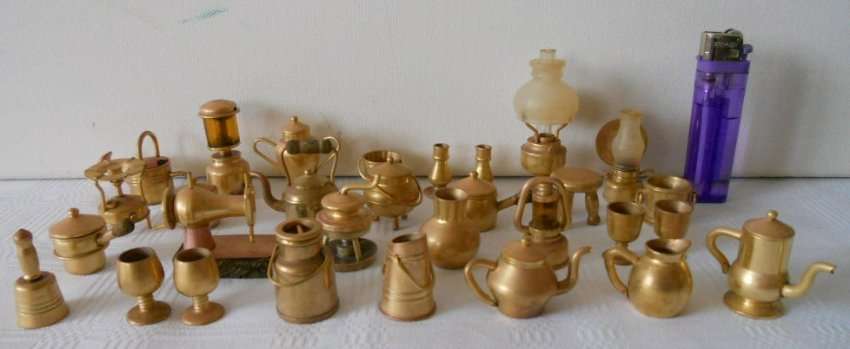 Aumy - 24 ULTRA CUTE miniture brass printers-tray ornaments (SEE PICS)