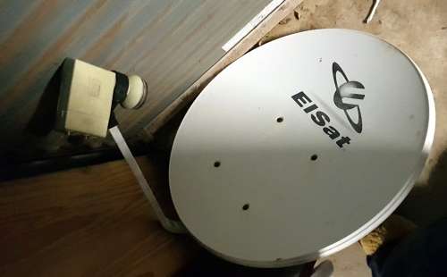 Dstv  Dish with dual LNB,Splitter box,