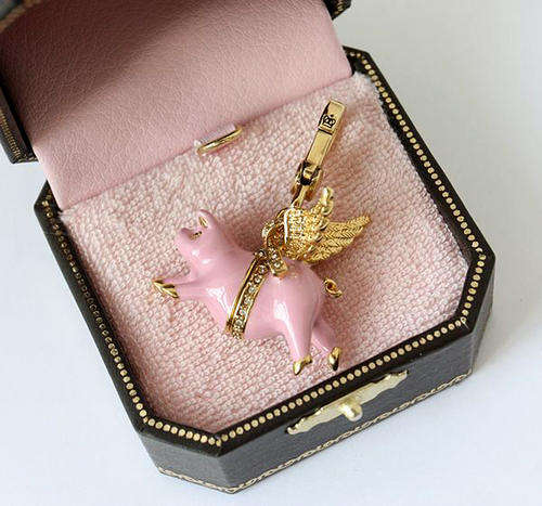 Juicy Couture When Pigs Fly Charm