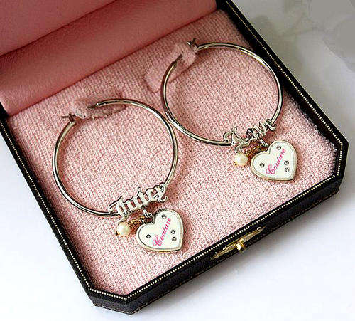 Juicy Couture Love Juicy Boxed Hoop Earrings