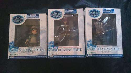 3x LOT Anime figures - STAR OCEAN till the end of time