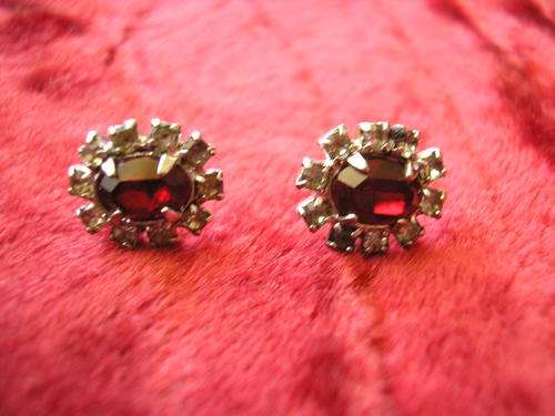 Antique Ruby Earrings