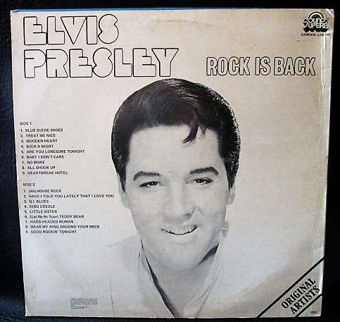 Elvis Presley - Rock Is Back (Camden LSS 141)