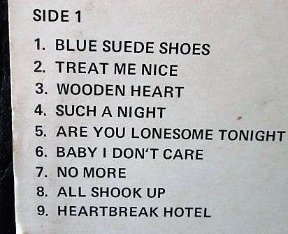 Elvis Presley - Rock Is Back (Camden LSS 141)