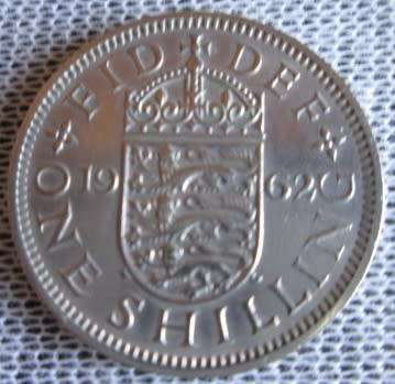 1962 Great Britain One Shilling Queen Elizabeth
