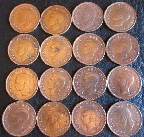 1942 Union of South Africa 1/2d