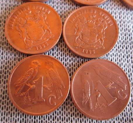 One Cent 1991/93 /96 /2000/01 (Lot)