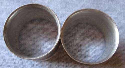 Serviette Rings Silver Plated