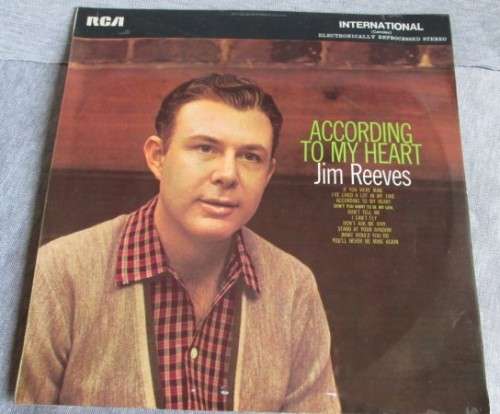 JIM REEVES - 1960 ACCORDING TO MY HEART (INTS 1013) VINYL LP RECORD - S190