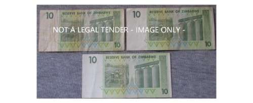 Zimbabwe Ten Dollars