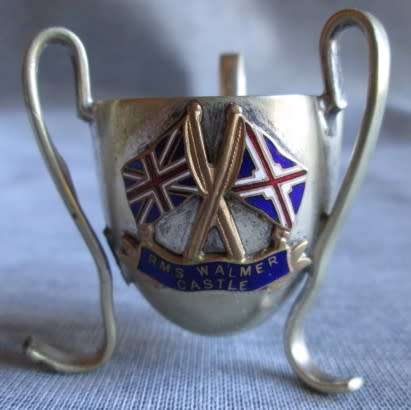 R.M.S Walmer Castle (NS 4) Souvenir Cup