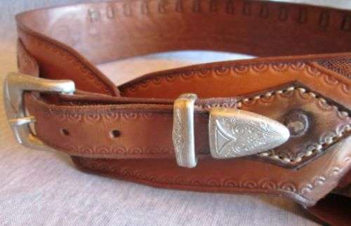 Left Hand Gun Holster and Belt