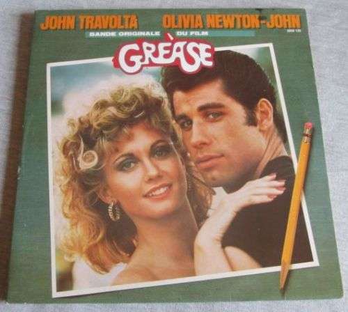 JOHN TRAVOLTA AND OLIVIA NEWTON-JON - GREASE 1978 2LP RECORD SET (2B 2658 125) VYNIL LP RECORD