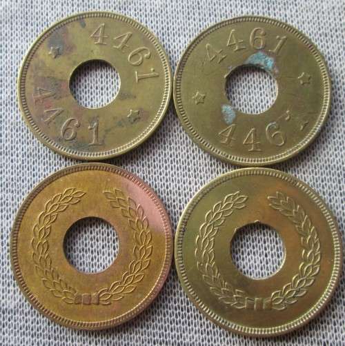 4461 Hut Tax Tokens (Lot)