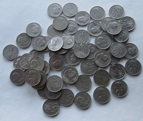 Ten Cents 1965 South Africa (Lot)