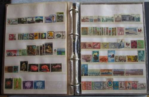 Collection of Stamps Album (1) Various Countries (Over 300 Stamps)
