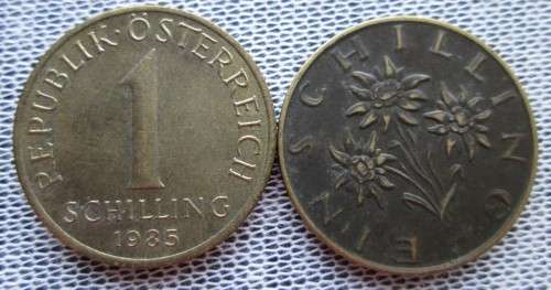 1 Shilling Osterreich (x 20 Coins Lot) See Description