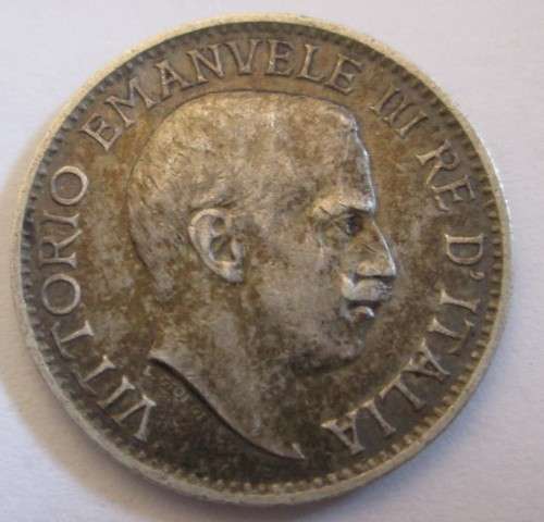 1913 SOMALIA ITALIAN 1/4 RUPEE `RARE`(SILVER)