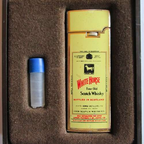 WIM BATTER ELECTRIC CASE AND WHITE HORSE LIGHTER 33