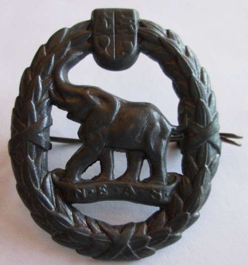 NATIVE MILITARY CORPS CAP BADGE